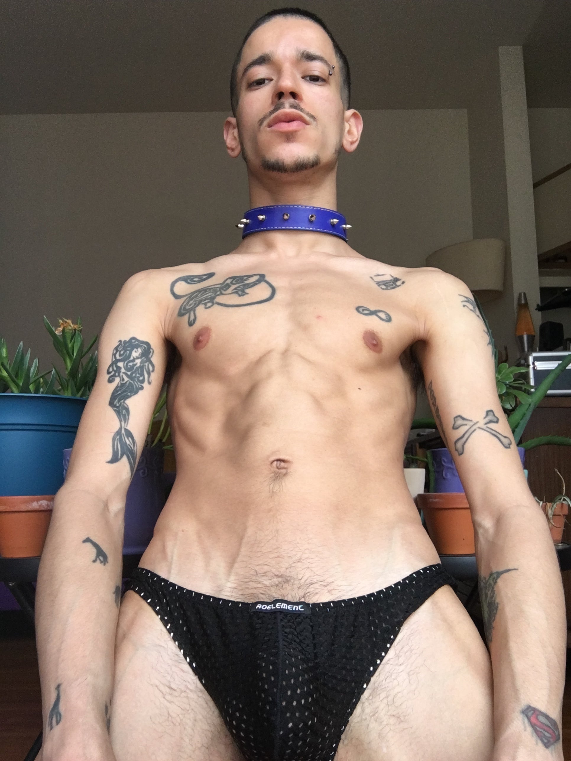 Schwarze Jersey-Slips, 4 Teilig