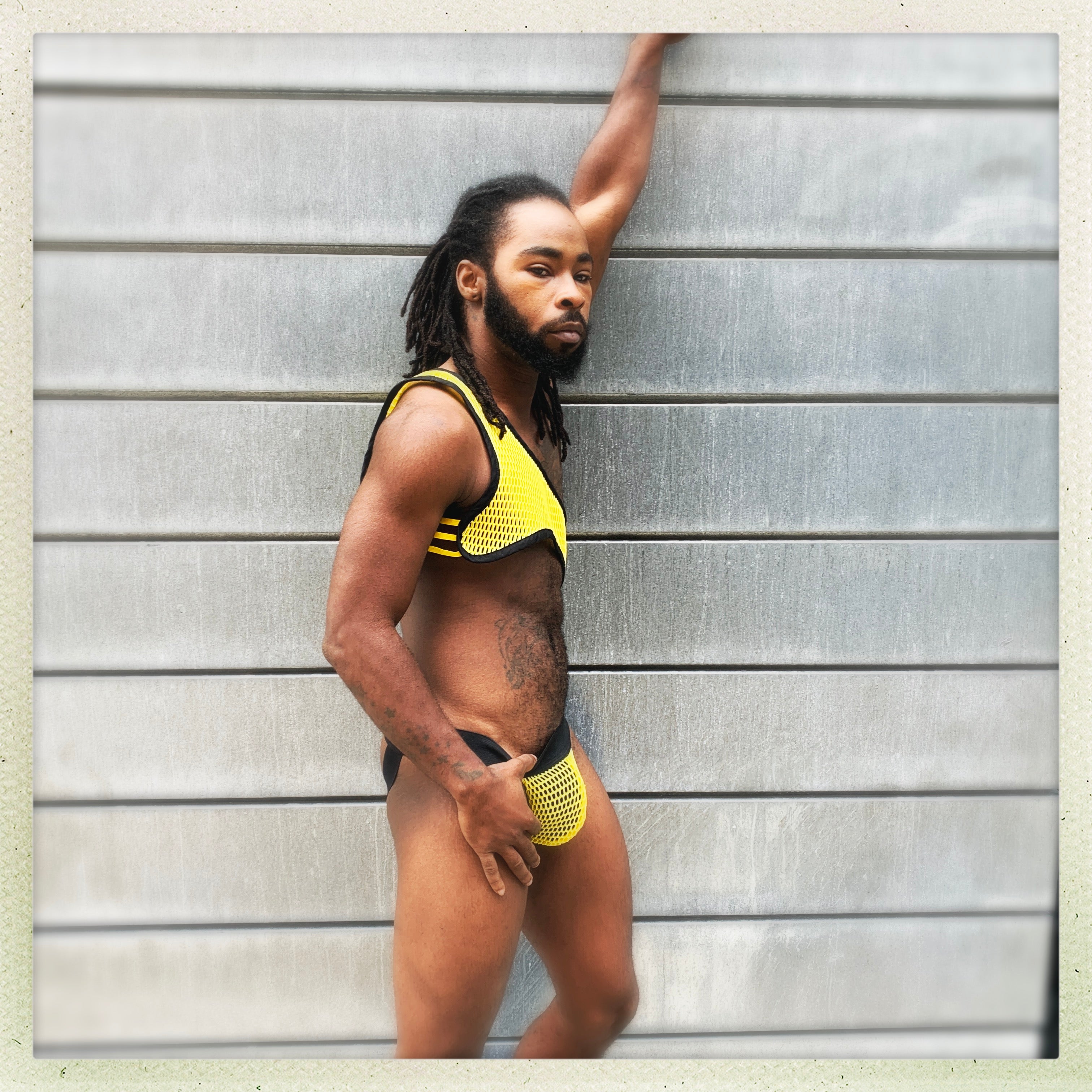 Honeycomb Mesh Harness gelb