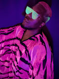 Caftán tigre rosa