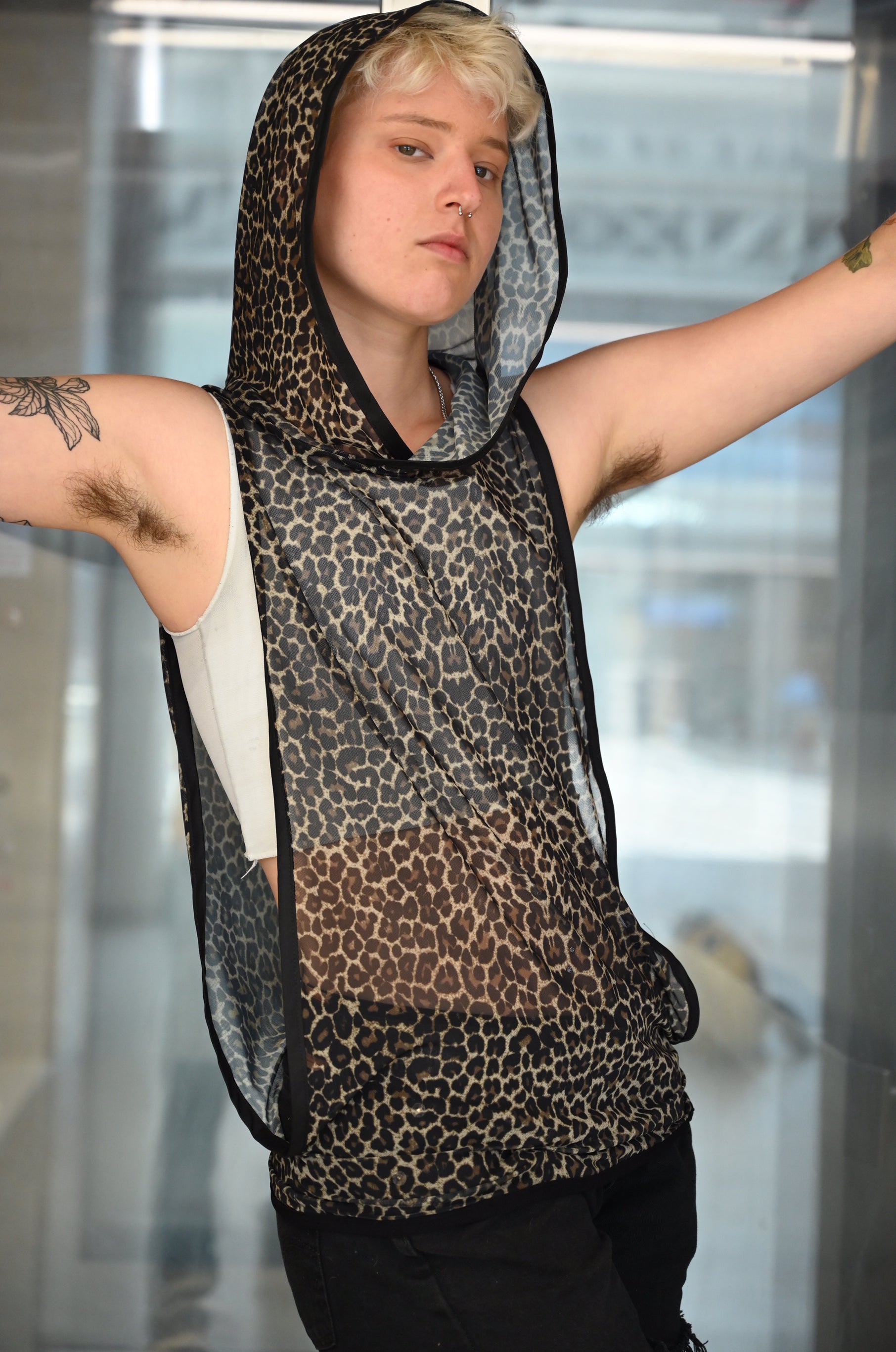 Muskelshirt mit Geparden-Print