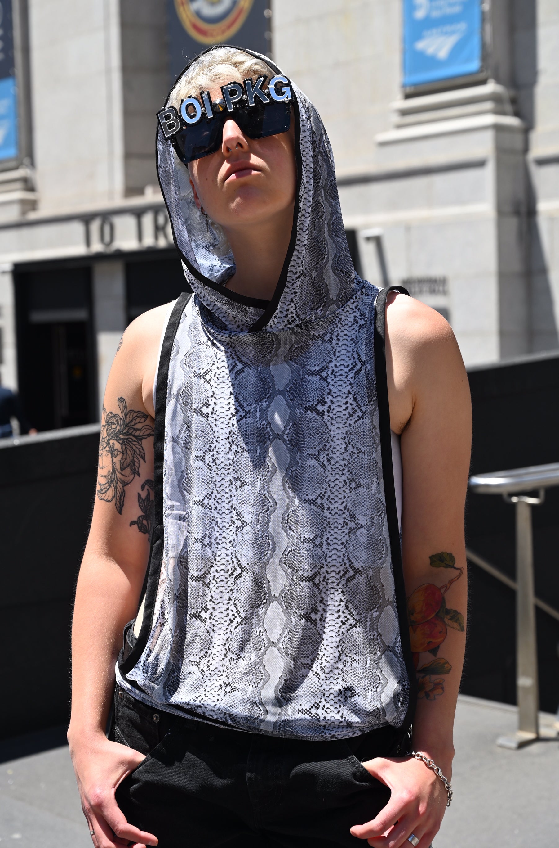 Snake Skin Muscle Tee