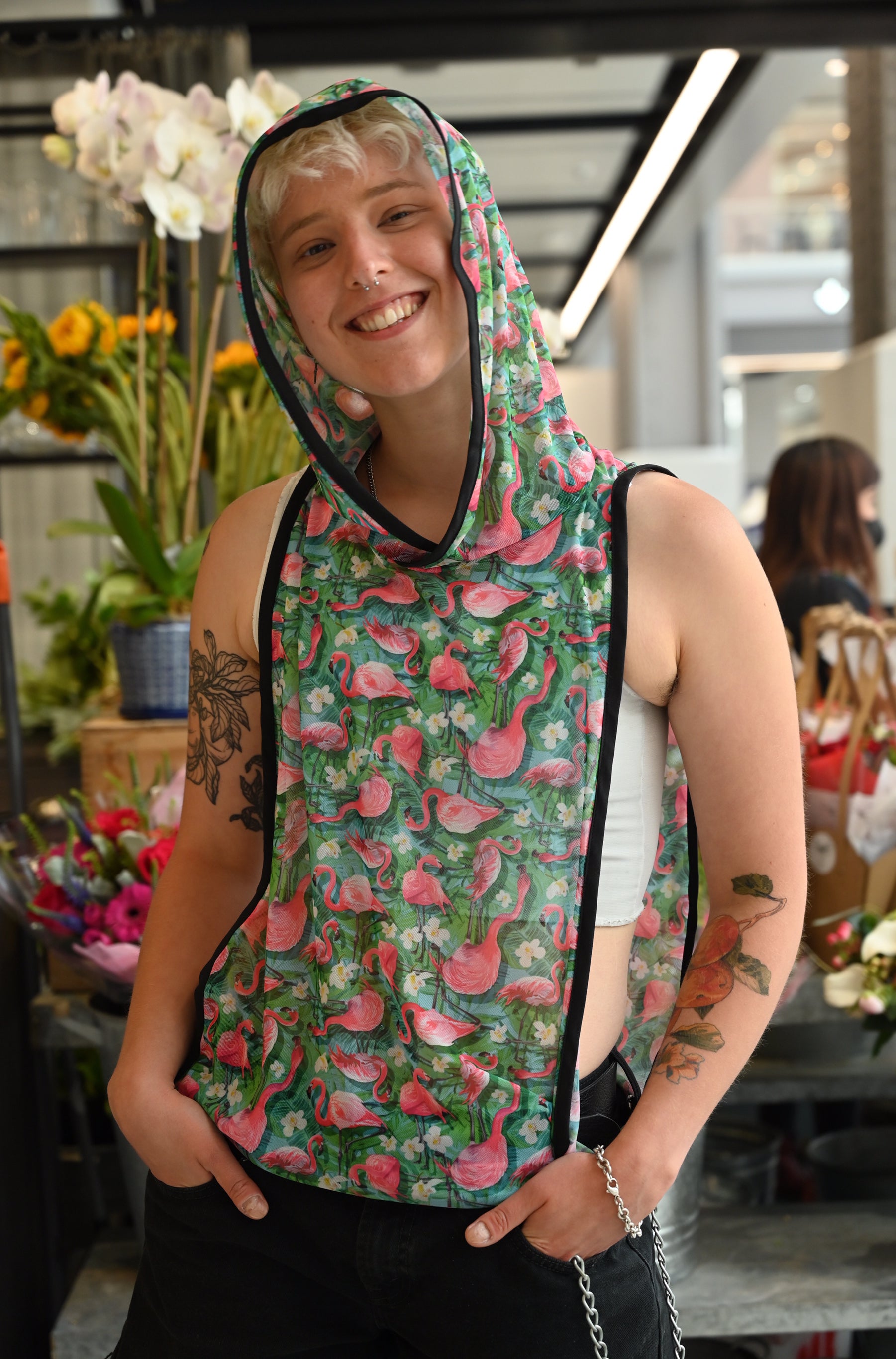 Camiseta sin mangas Flamingo