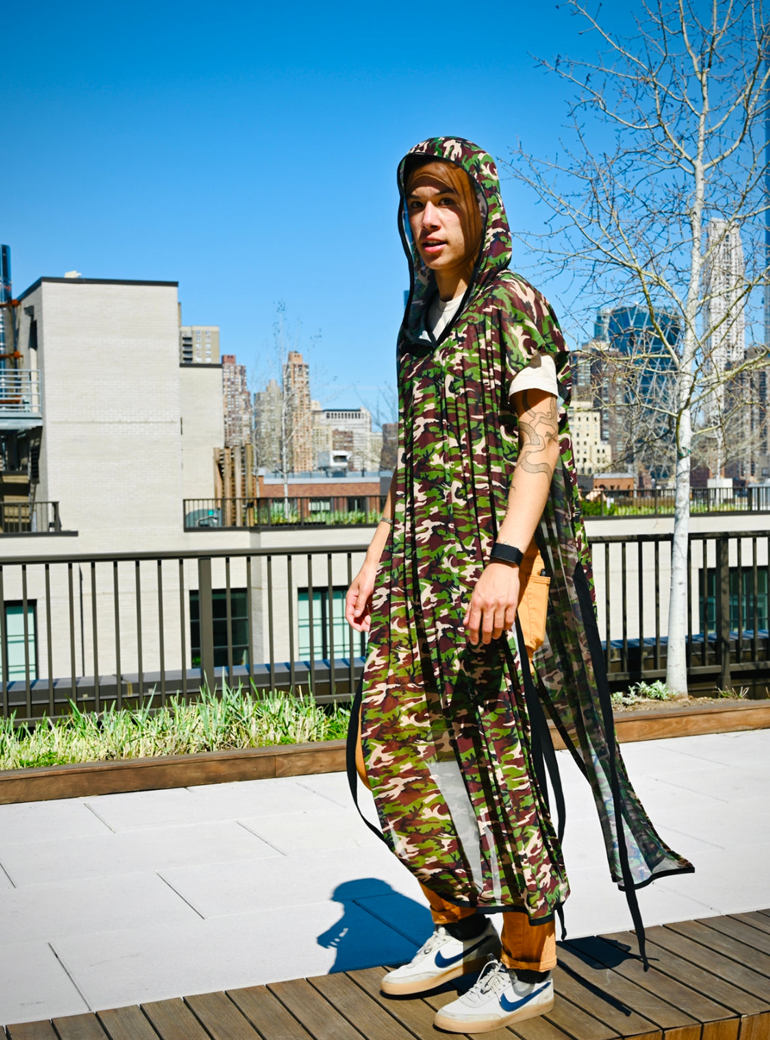 Túnica de camuflaje