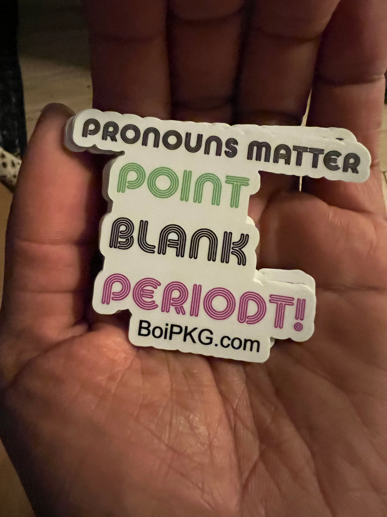 Pronouns Matter Pin