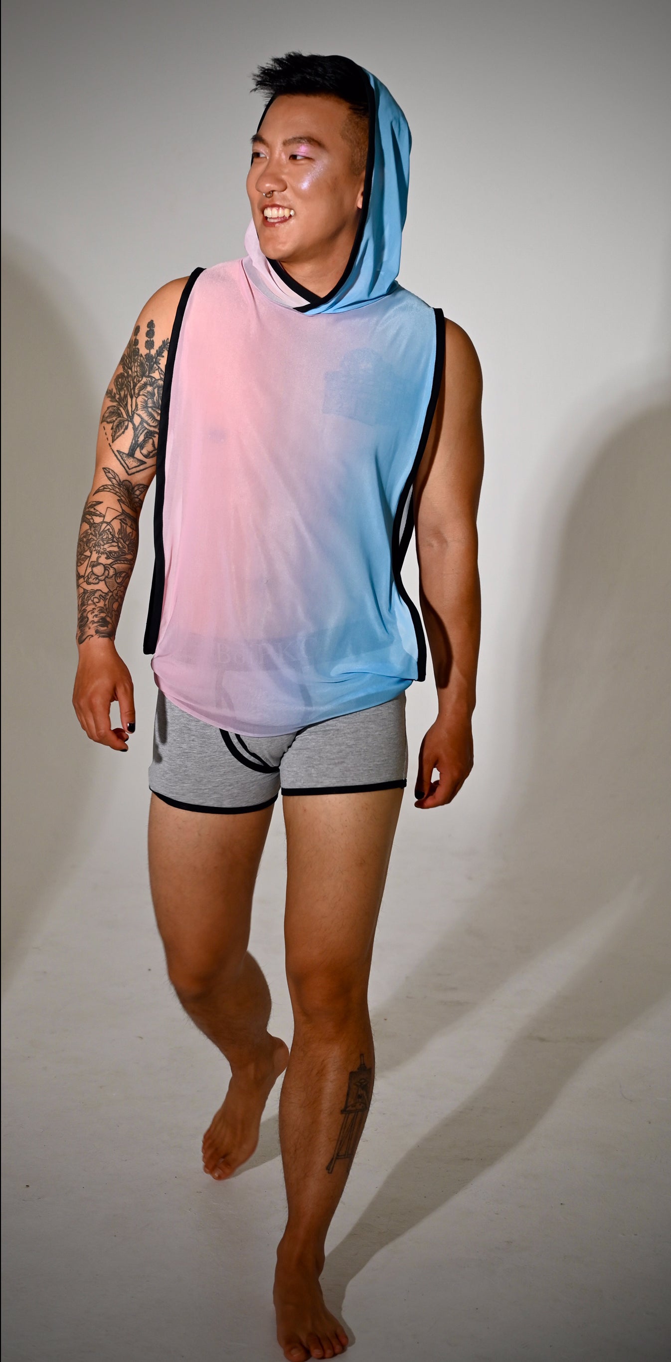 Transgender Flag Ombré Muskelshirt