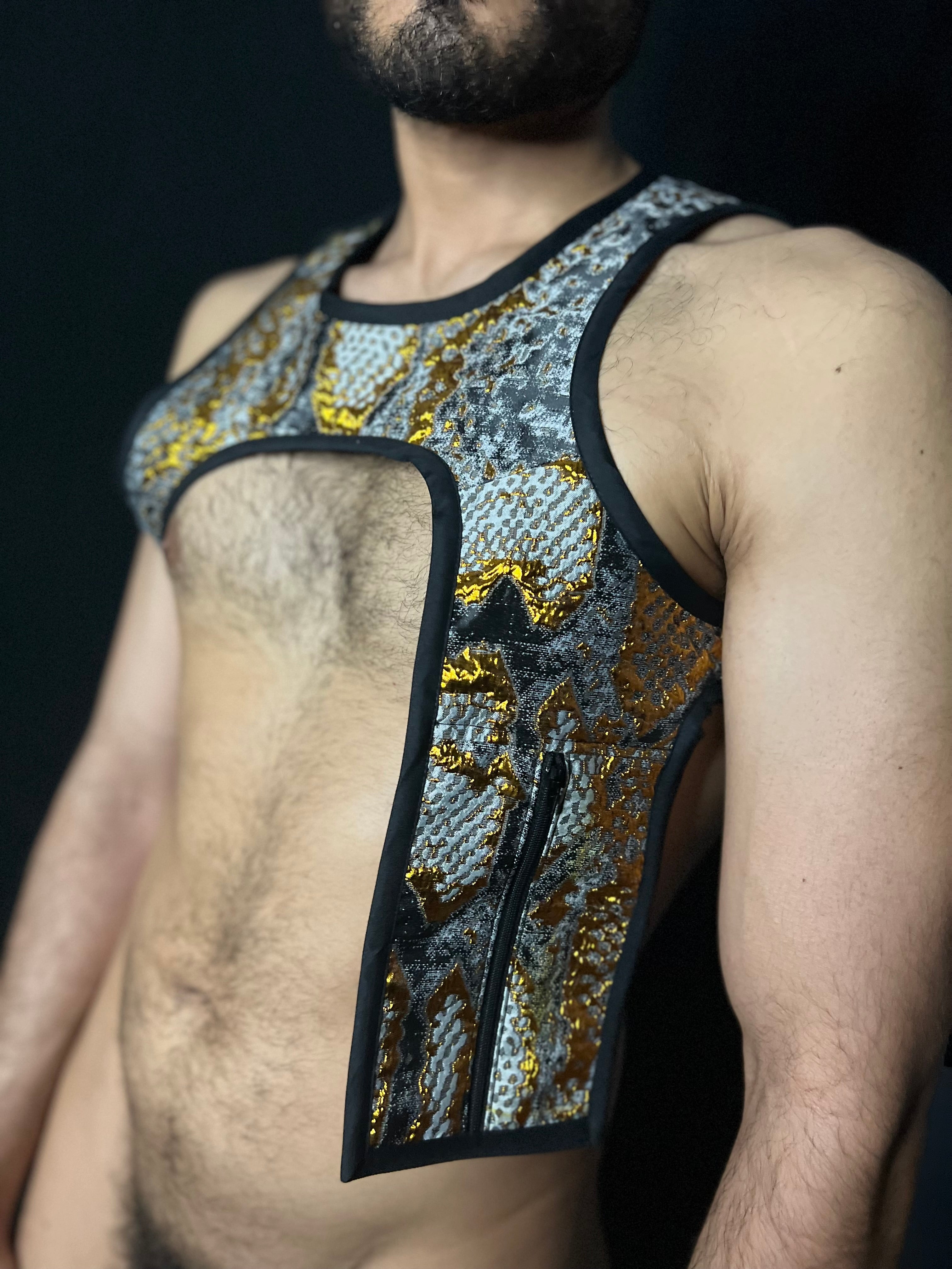 Brokat-Taschengeschirr