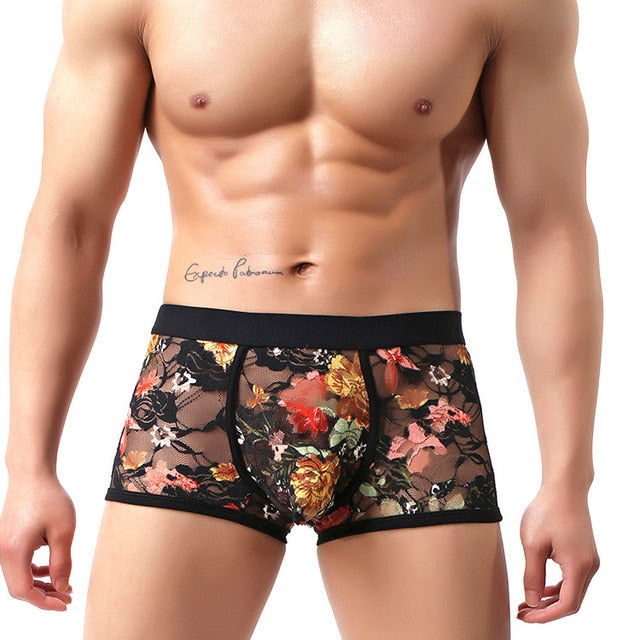 Lace Floral Boxers and Briefs
