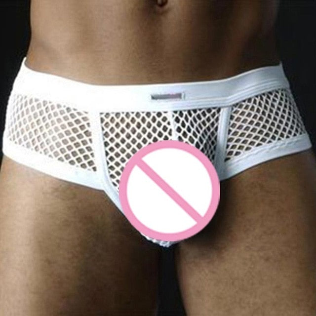 Transparenter Slip aus Netzstoff