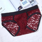 Slip mit rosa Spitze