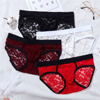 Slip mit rosa Spitze