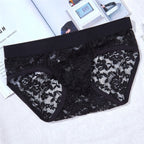 Slip mit rosa Spitze