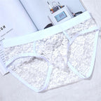 Slip mit rosa Spitze