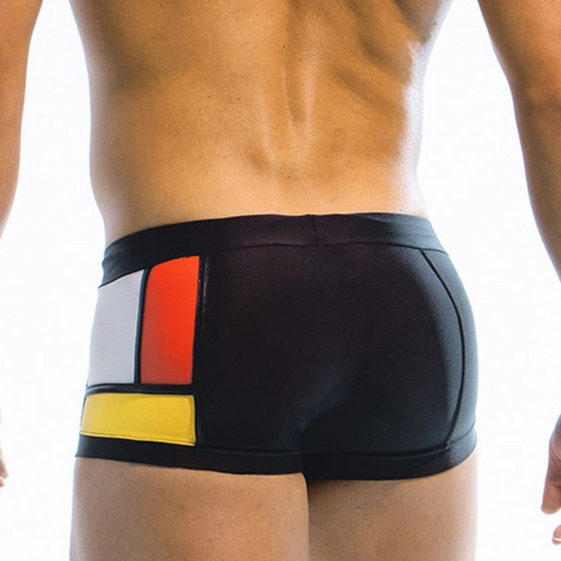 Color Swatch Swim Trunks