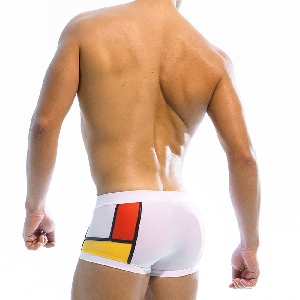 Color Swatch Swim Trunks