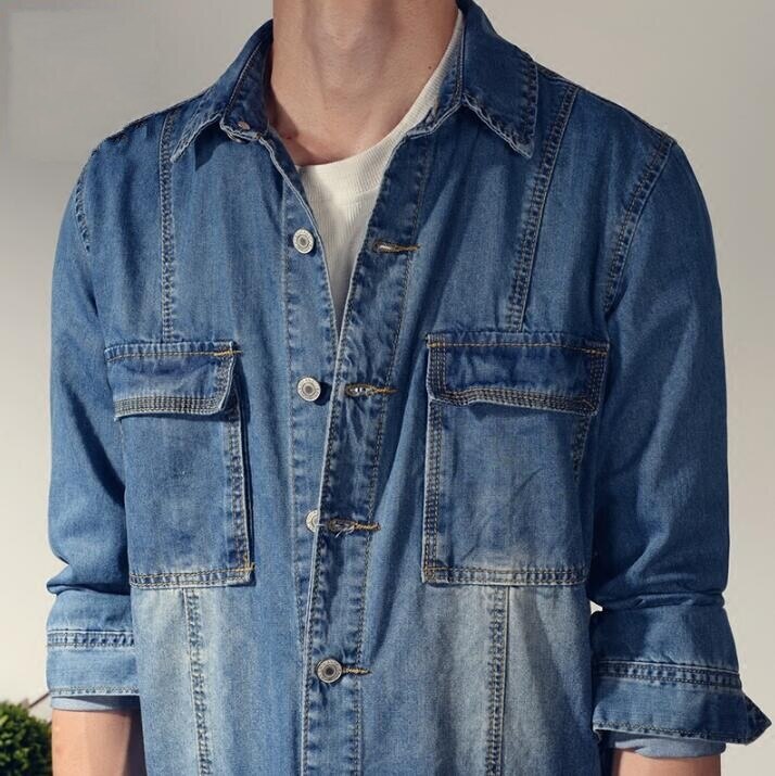 Lässiger Retro-Jumpsuit mit abnehmbarer Jeansjacke
