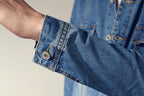Lässiger Retro-Jumpsuit mit abnehmbarer Jeansjacke