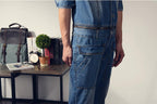 Lässiger Retro-Jumpsuit mit abnehmbarer Jeansjacke